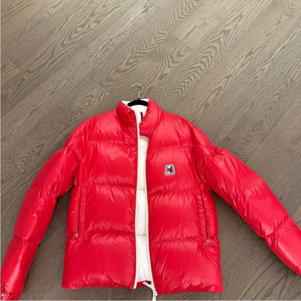 Moncler White Puffer Jacket